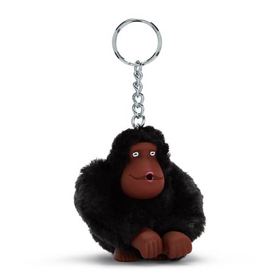 Kipling Sven Monkey Keychain Accessories Black Tonal | CA 1991OK